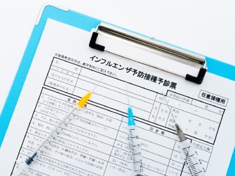 インフルエンザ予防接種の画像